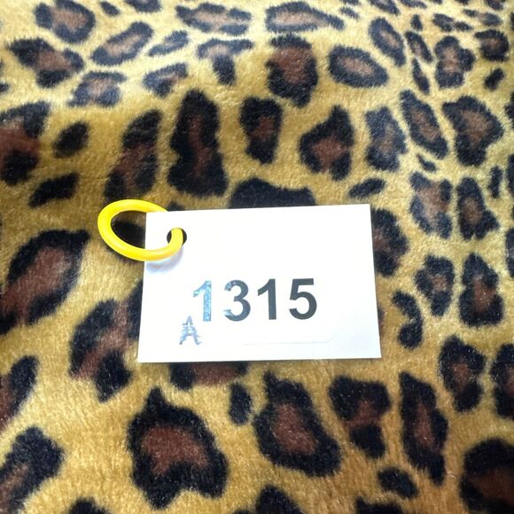 Mob Wife Faux Fur Cheetah Jacket Large Hooded Reversible to Denim Maximalist - Picture 12 of 12